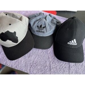 Adidas Hat Lot 3 Caps Originals Snapback & Baseball Pro 212 Africa